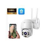 Cámara domo exterior inalámbrico con alarma 1080p movimiento / App ICSEE