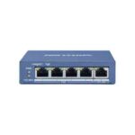 SWITCH 4 PUERTOS POE 1 UPLINK - 12VDC/220V